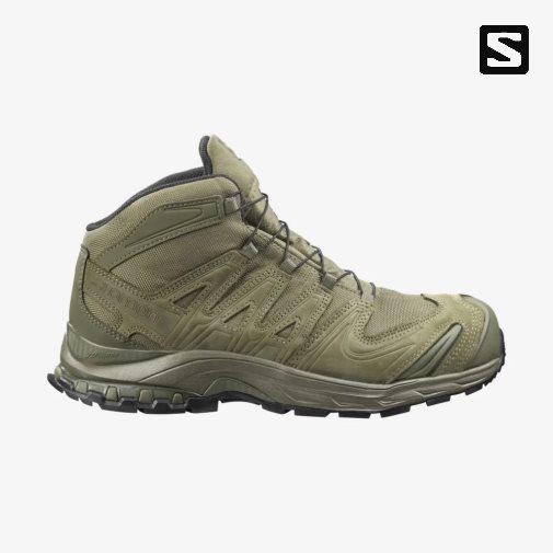 Botas Tácticas Salomon Xa Forces Mid EN Mujer Verde Oliva | MX EDNG528